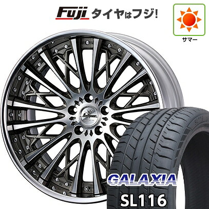 【新品国産車用5穴114.3】 夏タイヤ ホイール4本セット 245/30R20 ギャラクシア SL116(限定) WEDS ウェッズ クレンツェ シュリット 8.5J 20インチ(送料無料)