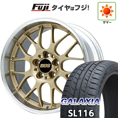 【新品国産車用5穴114.3】 夏タイヤ ホイール4本セット 245/30R20 ギャラクシア SL116(限定) BBS JAPAN RS-GT 8.5J 20インチ(送料無料)|フジ スペシャルセレクション