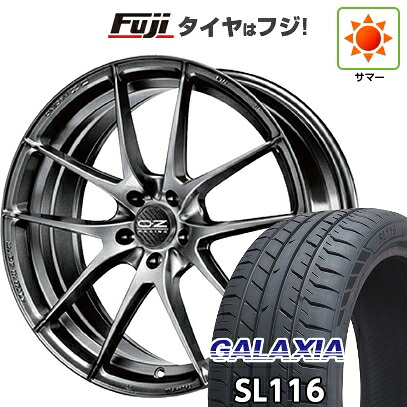 【新品国産車用5穴100】 夏タイヤ ホイール4本セット 225/40R19 ギャラクシア SL116(限定) OZ レッジェーラHLT 8J 19インチ(送料無料)