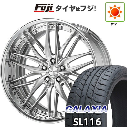 【新品国産車用5穴114.3】 夏タイヤ ホイール4本セット 245/30R20 ギャラクシア SL116(限定) WORK ワーク シュヴァート クヴェルII 8.5J 20インチ(送料無料)|フジ スペシャルセレクション