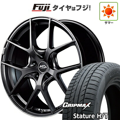 【新品国産車用5穴114.3】 夏タイヤ ホイール4本セット 225/65R17 グリップマックス スタチャー H/T BSW（限定） MID WHEELS MID EXCLUSIVE 025F 7J 17インチ(送料無料)