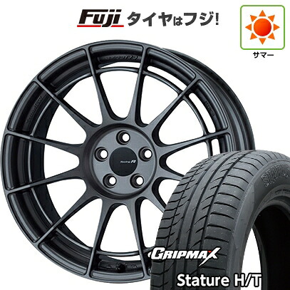 【新品国産車用5穴114.3】 夏タイヤ ホイール4本セット 235/50R18 グリップマックス スタチャー H/T BSW（限定） ENKEI エンケイ Racing Revolution NT03 RR 8.5J 18インチ(送料無料)