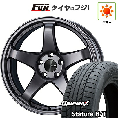 【新品国産車用5穴114.3】 夏タイヤ ホイール4本セット 235/50R18 グリップマックス スタチャー H/T BSW（限定） ENKEI エンケイ PerformanceLine PF05 8.5J 18インチ(送料無料)