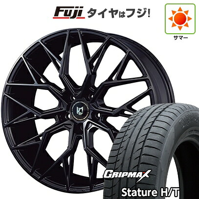 【新品国産車用5穴114.3】 夏タイヤ ホイール4本セット 225/60R18 グリップマックス スタチャー H/T BSW（限定） コーセイ レヴゲイン LM51X 8J 18インチ(送料無料)