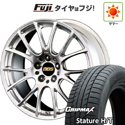 【新品国産車用5穴114.3】 夏タイヤ ホイール4本セット 235/50R18 グリップマックス スタチャー H/T BSW(限定) BBS JAPAN RE-V 8.5J 18インチ(送料無料)|フジ スペシャルセレクション