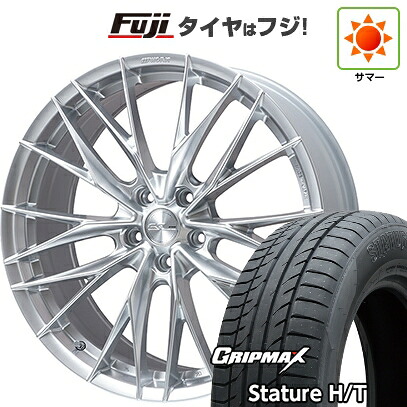【新品国産車用5穴114.3】 夏タイヤ ホイール4本セット 225/60R18 グリップマックス スタチャー H/T BSW(限定) WORK ワーク シュヴァート ブルネン LX 7.5J 18インチ(送料無料)|フジ スペシャルセレクション