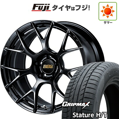 【新品国産車用5穴114.3】 夏タイヤ ホイール4本セット 225/60R18 グリップマックス スタチャー H/T BSW(限定) BBS JAPAN RE-V7 8J 18インチ(送料無料)|フジ スペシャルセレクション