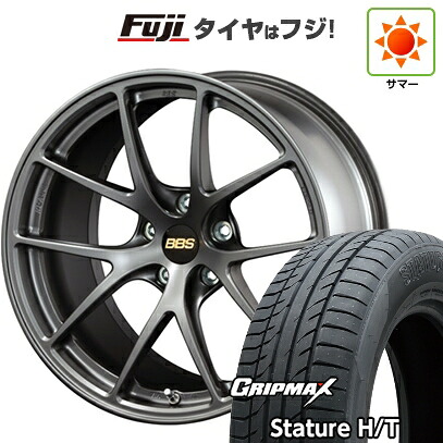 【新品国産車用5穴100】 夏タイヤ ホイール4本セット 225/55R18 グリップマックス スタチャー H/T BSW（限定） BBS JAPAN RI-A 7.5J 18インチ(送料無料) 221,800円