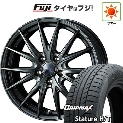 【新品国産車用5穴114.3】 夏タイヤ ホイール4本セット 225/60R18 グリップマックス スタチャー H/T BSW(限定) WEDS ウェッズ ヴェルバ スポルトII 8J 18インチ(送料無料)|フジ スペシャルセレクション