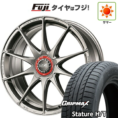 【新品国産車用5穴100】 夏タイヤ ホイール4本セット 225/55R18 グリップマックス スタチャー H/T BSW（限定） OZ フォーミュラHLT 8J 18インチ(送料無料)