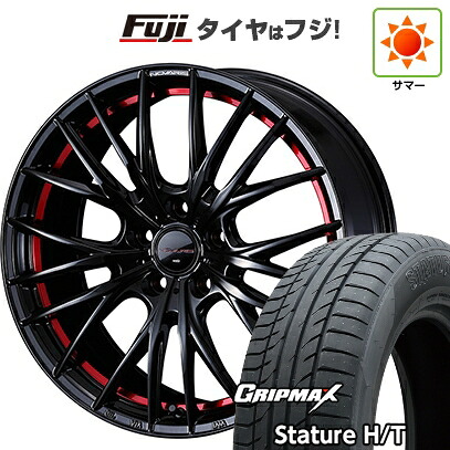 【新品国産車用5穴114.3】 夏タイヤ ホイール4本セット 235/50R18 グリップマックス スタチャー H/T BSW（限定） WEDS ウェッズ ノヴァリス ローグ QR 8J 18インチ(送料無料) 81,235円
