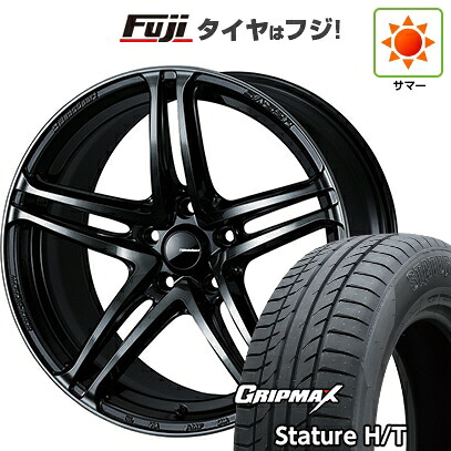【新品国産車用5穴114.3】 夏タイヤ ホイール4本セット 225/60R18 グリップマックス スタチャー H/T BSW（限定） WEDS ウェッズスポーツ SA-52R 8J 18インチ(送料無料)｜フジ スペシャルセレクション