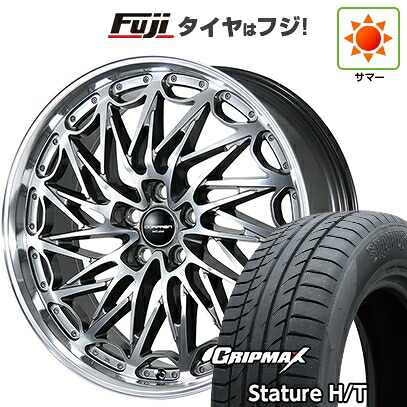 【新品国産車用5穴114.3】 夏タイヤ ホイール4本セット 235/50R18 グリップマックス スタチャー H/T BSW(限定) トピー ドルフレン エクスクルーシブ TLM-02 数量限定 8J 18インチ(送料無料)|フジ スペシャルセレクション