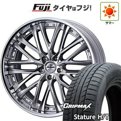 【新品国産車用5穴114.3】 夏タイヤ ホイール4本セット 235/55R19 グリップマックス スタチャー H/T BSW（限定） WEDS ウェッズ クレンツェ ベルテーラー 7.5J 19インチ(送料無料)