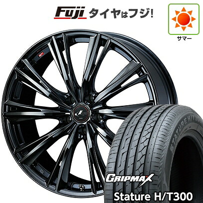 【新品国産車用5穴114.3】 夏タイヤ ホイール4本セット 235/55R18 グリップマックス スタチャー H/T300 BSW（限定） WEDS ウェッズ レオニス WX 7J 18インチ(送料無料)