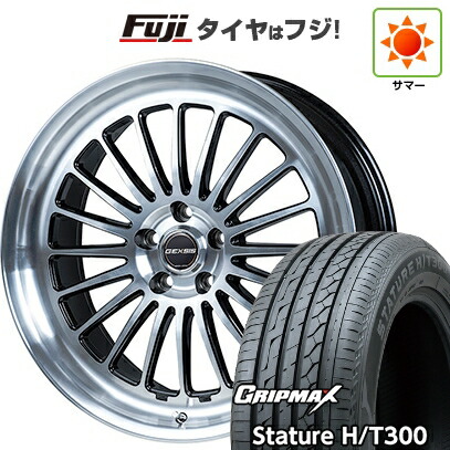 【新品国産車用5穴114.3】 夏タイヤ ホイール4本セット 225/55R19 グリップマックス スタチャー H/T300 BSW(限定2024年製) モンツァ ジェクシス GF020 7J 19インチ(送料無料)