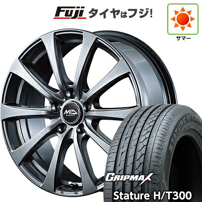 【新品国産車用5穴114.3】 夏タイヤ ホイール4本セット 235/55R18 グリップマックス スタチャー H/T300 BSW（限定） MID WHEELS G10 7.5J 18インチ(送料無料)