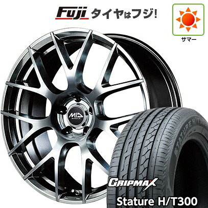 【新品国産車用5穴114.3】 夏タイヤ ホイール4本セット 235/55R18 グリップマックス スタチャー H/T300 BSW(限定) MID WHEELS MID EXCLUSIVE 027F 7J 18インチ(送料無料)|フジ スペシャルセレクション