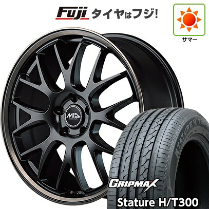 【新品国産車用5穴114.3】 夏タイヤ ホイール4本セット 225/55R18 グリップマックス スタチャー H/T300 BSW（限定） MID WHEELS MID EXCLUSIVE 820F 7J 18インチ(送料無料)｜フジ スペシャルセレクション 101,970円