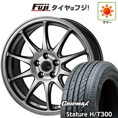 【新品国産車用5穴114.3】 夏タイヤ ホイール4本セット 235/55R18 グリップマックス スタチャー H/T300 BSW（限定） モンツァ ZACK JP-202 8J 18インチ(送料無料)｜フジ スペシャルセレクション 82,390円