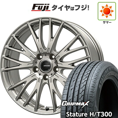 【新品国産車用5穴114.3】 夏タイヤ ホイール4本セット 235/55R18 グリップマックス スタチャー H/T300 BSW（限定） コーセイ クレイシズ SE48 8J 18インチ(送料無料)