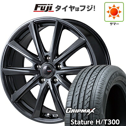 【新品国産車用5穴114.3】 夏タイヤ ホイール4本セット 235/55R18 グリップマックス スタチャー H/T300 BSW（限定） モンツァ ZACK Sport-FT 7.5J 18インチ(送料無料)