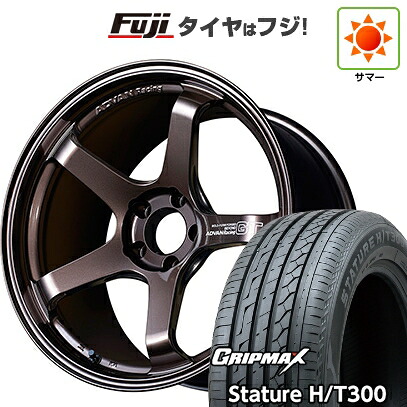 【新品国産車用5穴114.3】 夏タイヤ ホイール4本セット 235/55R19 グリップマックス スタチャー H/T300 BSW（限定） ヨコハマ アドバンレーシング GT ビヨンド 9J 19インチ(送料無料)