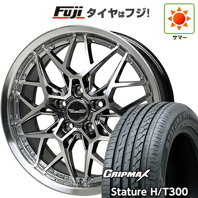 【新品国産車用5穴114.3】 夏タイヤ ホイール4本セット 235/55R18 グリップマックス スタチャー H/T300 BSW（限定） ホットスタッフ プレシャス アストM5 7J 18インチ(送料無料)