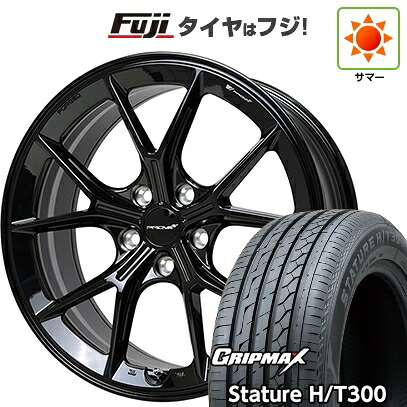 【新品国産車用5穴114.3】 夏タイヤ ホイール4本セット 225/55R18 グリップマックス スタチャー H/T300 BSW（限定） ホットスタッフ プローバ ラフィナート スバル車専用 8J 18インチ(送料無料)