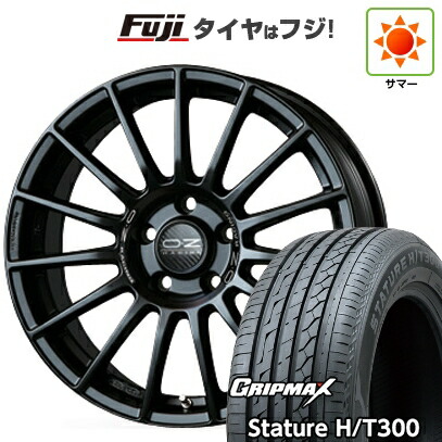 【新品国産車用5穴114.3】 夏タイヤ ホイール4本セット 235/55R18 グリップマックス スタチャー H/T300 BSW（限定） OZ スーパーツーリズモ LM 8J 18インチ(送料無料)