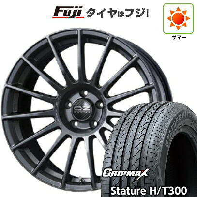 【新品国産車用5穴114.3】 夏タイヤ ホイール4本セット 235/55R18 グリップマックス スタチャー H/T300 BSW（限定） OZ スーパーツーリズモ LM 8J 18インチ(送料無料)