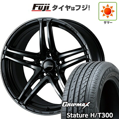 【新品国産車用5穴114.3】 夏タイヤ ホイール4本セット 235/55R18 グリップマックス スタチャー H/T300 BSW（限定） WEDS ウェッズスポーツ SA-52R 7.5J 18インチ(送料無料)