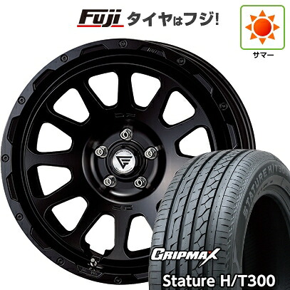 【新品国産車用5穴114.3】 夏タイヤ ホイール4本セット 225/60R18 グリップマックス スタチャー H/T300 BSW（限定） デルタフォース オーバル 8J 18インチ(送料無料)