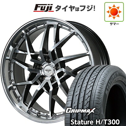 【新品国産車用5穴114.3】 夏タイヤ ホイール4本セット 235/55R20 グリップマックス スタチャー H/T300 BSW（限定） トピー ドルフレン ゴディオ 数量限定 8.5J 20インチ(送料無料)