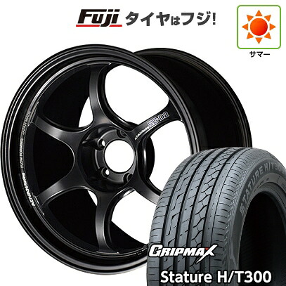【新品国産車用5穴100】 夏タイヤ ホイール4本セット 225/55R18 グリップマックス スタチャー H/T300 BSW（限定） ヨコハマ アドバンレーシング RG-D2 8J 18インチ(送料無料)