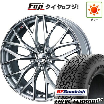 【新品国産車用5穴114.3】 夏タイヤ ホイール4本セット 235/60R18 BFグッドリッチ トレールテレーンT/A RBL WEDS ウェッズ レオニス MX 7J 18インチ(送料無料)
