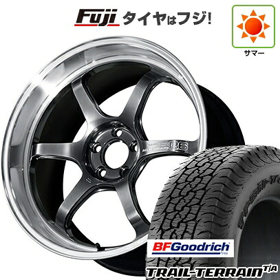 【新品国産車用5穴100】 夏タイヤ ホイール4本セット 225/55R18 BFグッドリッチ トレールテレーンT/A RBL ヨコハマ アドバンレーシング R6 8J 18インチ(送料無料)