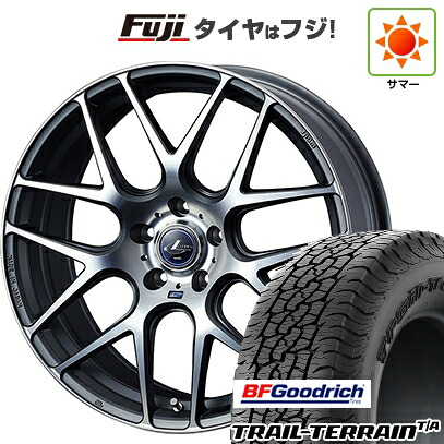 【新品国産車用5穴114.3】 夏タイヤ ホイール4本セット 235/60R18 BFグッドリッチ トレールテレーンT/A RBL WEDS ウェッズ レオニス NAVIA 06 7J 18インチ(送料無料)