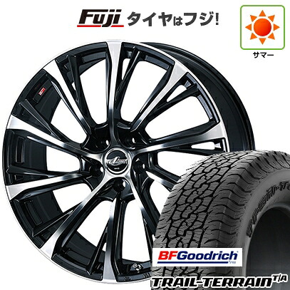 【新品国産車用5穴114.3】 夏タイヤ ホイール4本セット 235/60R18 BFグッドリッチ トレールテレーンT/A RBL WEDS ウェッズ レオニス JG 7J 18インチ(送料無料)