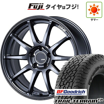 【新品国産車用5穴114.3】 夏タイヤ ホイール4本セット 225/55R18 BFグッドリッチ トレールテレーンT/A RBL SSR GT GTV02 グラファイトガンメタ【限定】 8J 18インチ(送料無料)