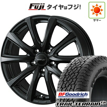 【新品国産車用5穴114.3】 夏タイヤ ホイール4本セット 235/60R18 BFグッドリッチ トレールテレーンT/A RBL WEDS ウェッズ エリシア 7.5J 18インチ(送料無料)