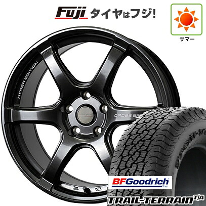 【新品国産車用5穴114.3】 夏タイヤ ホイール4本セット 235/60R18 BFグッドリッチ トレールテレーンT/A RBL ホットスタッフ クロススピード ハイパーエディションRS6 8J 18インチ(送料無料)