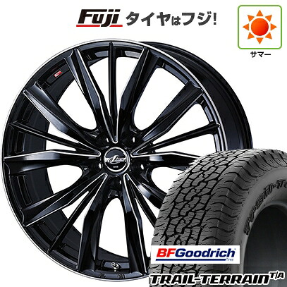 【新品国産車用5穴114.3】 夏タイヤ ホイール4本セット 225/60R18 BFグッドリッチ トレールテレーンT/A RBL WEDS ウェッズ レオニス VX2 7J 18インチ(送料無料)|フジ スペシャルセレクション
