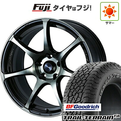 【新品国産車用5穴114.3】 夏タイヤ ホイール4本セット 225/65R17 BFグッドリッチ トレールテレーンT/A ORWL WEDS ウェッズスポーツ SA-75R 7.5J 17インチ(送料無料)｜フジ スペシャルセレクション