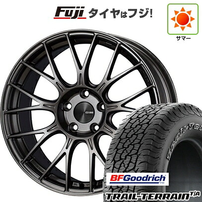 【新品国産車用5穴114.3】 夏タイヤ ホイール4本セット 225/65R17 BFグッドリッチ トレールテレーンT/A ORWL ENKEI エンケイ PerformanceLine PFM1 7.5J 17インチ(送料無料)|フジ スペシャルセレクション