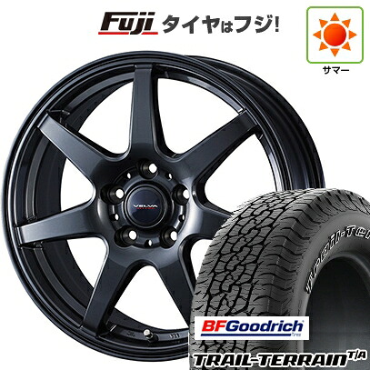 【新品国産車用5穴114.3】 夏タイヤ ホイール4本セット 225/65R17 BFグッドリッチ トレールテレーンT/A ORWL WEDS ウェッズ ヴェルバ ワンダー 7J 17インチ(送料無料)