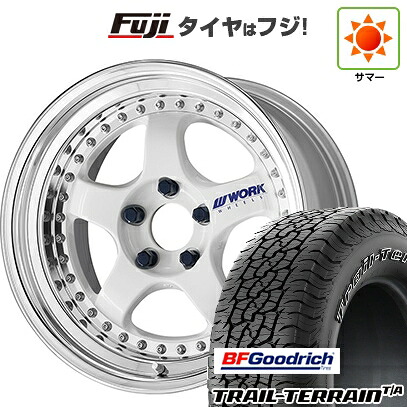 【新品国産車用5穴114.3】 夏タイヤ ホイール4本セット 225/65R17 BFグッドリッチ トレールテレーンT/A ORWL WORK ワーク マイスター S1 3P 7.5J 17インチ(送料無料) 202,250円