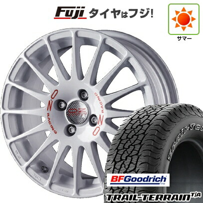 【新品国産車用5穴114.3】 夏タイヤ ホイール4本セット 225/65R17 BFグッドリッチ トレールテレーンT/A ORWL OZ スーパーツーリズモ WRC 7J 17インチ(送料無料)