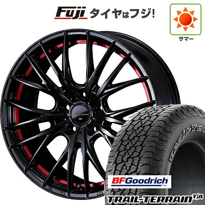 【新品国産車用5穴114.3】 夏タイヤ ホイール4本セット 225/65R17 BFグッドリッチ トレールテレーンT/A ORWL WEDS ウェッズ ノヴァリス ローグ QR 7J 17インチ(送料無料)｜フジ スペシャルセレクション