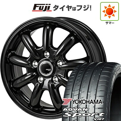 【パンク保証付き】【新品国産車用5穴114.3】 夏タイヤ ホイール4本セット 225/45R18 ヨコハマ アドバン スポーツ V107(限定) モンツァ ZACK JP-209 7.5J 18インチ(送料無料)｜フジ スペシャルセレクション
